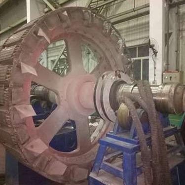 陕西某矿TDMK500-32-500KW转子阻尼绕组修复